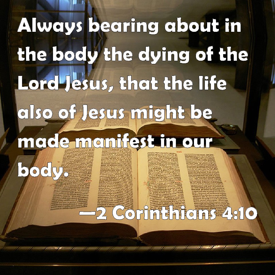 Carrying the Death and Life of Jesus